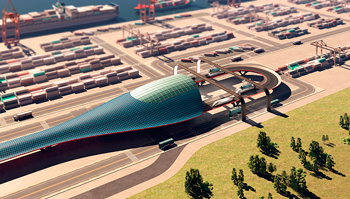 Hyperloop presents capsule for freight transport