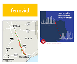 Ferrovial to perform engineering and design work for Texas high speed railway