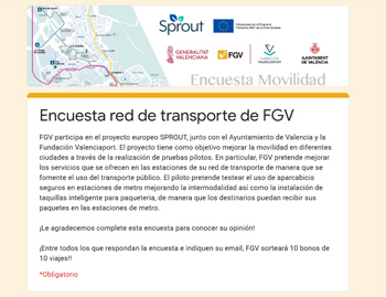 FGV launches survey about mobility for European Sprout project