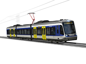 Bi-mode tram-trains, able to operate in electric mode under 600 V DC and in diesel mode