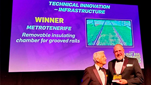 Metrotenerife receives Technical Innovation of the Year award