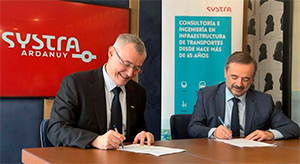 Ardanuy Ingeniera and Systra join forces to strengthen their presence in the transport sector